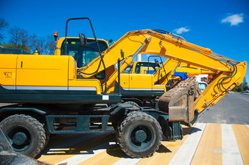 Road construction equipment