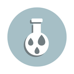 Poster - Test badge icon. Simple glyph, flat vector of blood donation icons for ui and ux, website or mobile application