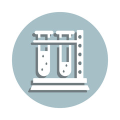 Poster - Blood collection badge icon. Simple glyph, flat vector of blood donation icons for ui and ux, website or mobile application