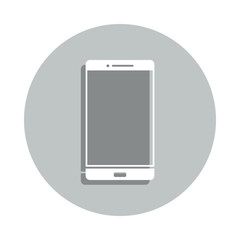 Aufkleber - smart phone badge icon. Simple glyph, flat vector of web icons for ui and ux, website or mobile application