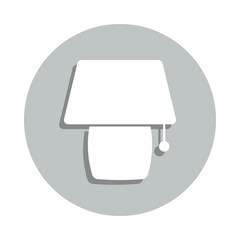 Aufkleber - night light badge icon. Simple glyph, flat vector of web icons for ui and ux, website or mobile application