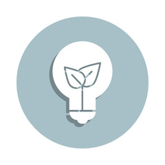 Poster - Net energy badge icon. Simple glyph, flat vector of energy icons for ui and ux, website or mobile application