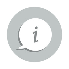 Aufkleber - Announcement badge icon. Simple glyph, flat vector of web icons for ui and ux, website or mobile application