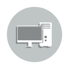 Aufkleber - a computer badge icon. Simple glyph, flat vector of web icons for ui and ux, website or mobile application