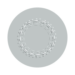 Aufkleber - Particle round background, hand drawn in round badge icon. Simple glyph, flat vector of Background for text icons for ui and ux, website or mobile application