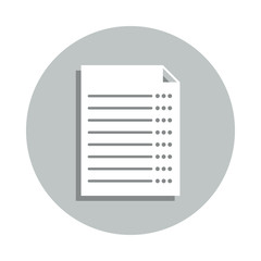 Poster - blank, paper, page badge icon. Simple glyph, flat vector of Business icons for ui and ux, website or mobile application