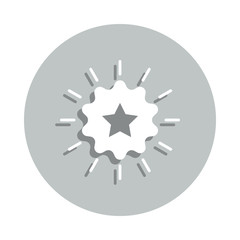 Aufkleber - star, favorite, additional skills badge icon. Simple glyph, flat vector of Business icons for ui and ux, website or mobile application