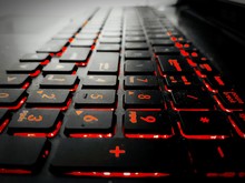Close-up Of Computer Keyboard