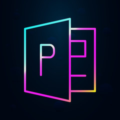 Poster - editorial, publisher nolan icon. Simple thin line, outline vector of Editorial design icons for ui and ux, website or mobile application