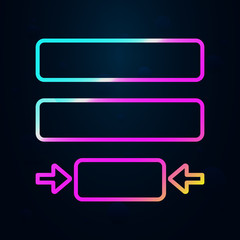 Poster - editorial, paragraph nolan icon. Simple thin line, outline vector of Editorial design icons for ui and ux, website or mobile application