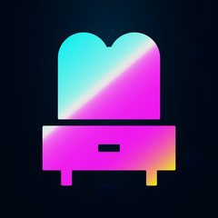 Poster - Chair nolan icon. Simple thin line, outline vector of furniture icons for ui and ux, website or mobile application