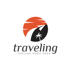 Wall Mural - Travel Logo Icon Design Vector