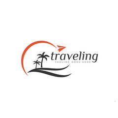 Wall Mural - Travel Logo Icon Design Vector