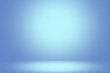 © bankphoto - Blue background abstract with light bright white color. 3d. room studio gradient blue and empty wallpaper backdrop. blur background. Texture for product show. color summer tone