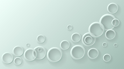 Aufkleber - Modern abstract light background with circle ring. Modern geometric vector. Abstract vector design round. Trendy graphic round background. Brochure design. Geometric shape. Template with circles.
