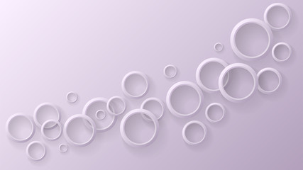 Aufkleber - Modern abstract light background with circle ring. Modern geometric vector. Abstract vector design round. Trendy graphic round background. Brochure design. Geometric shape. Template with circles.