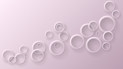 Aufkleber - Modern abstract light background with circle ring. Modern geometric vector. Abstract vector design round. Trendy graphic round background. Brochure design. Geometric shape. Template with circles.