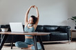 © JodieWang - young asian beauty woman use laptop at home