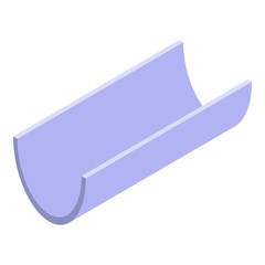 Poster - Maintenance gutter icon. Isometric of maintenance gutter vector icon for web design isolated on white background
