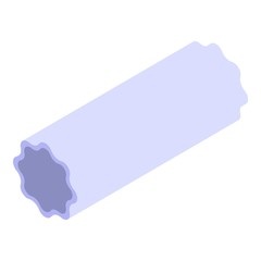 Poster - House gutter icon. Isometric of house gutter vector icon for web design isolated on white background
