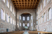 Interior Of Basilica Constantine In Trier, Germany