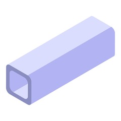 Poster - Construction gutter icon. Isometric of construction gutter vector icon for web design isolated on white background