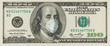 A 100-dollar bill with a face mask by Benjamin Franklin from the COVID-19 Coronavirus in the United States.