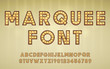 Retro Cinema or Theater Shows Marquee Font for Light Background
