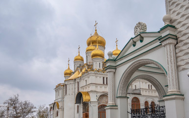 Wall Mural - Annunciation Cathedral on Cathedral square of the Moscow Kremlin, Moscow, Russia