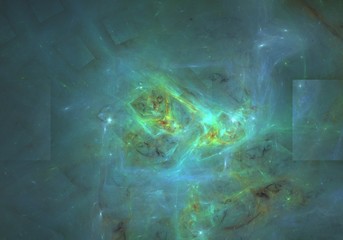 Wall Mural - Abstract future background. colorored banner. Fractal artwork for creative graphic design
