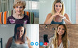© David Pereiras - Group video call screen with four women