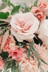 Wall Mural - Wedding flowers. Natural light and soft focus.
