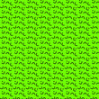 Seamless Memphis Pattern Design With Bright Green  Background