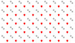 Seamless Hearts pattern with white Background. Pattern design for print, laser cutting, engraving, wrapping.