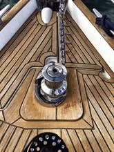 View Of Capstan On Yacht's Deck
