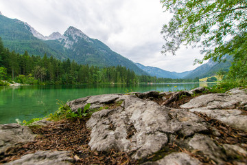 scenery at the Hintersee, Bavaria 