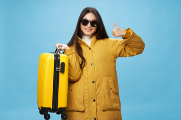 young woman with sunglasses