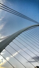 Samuel Beckett Bridge Against Sky