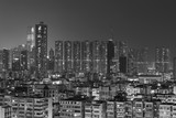 Fototapeta Miasta - Skyline of Hong Kong city at night