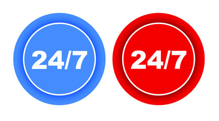 24/7 buttons