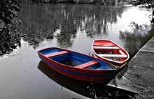 Rowboats In Lake