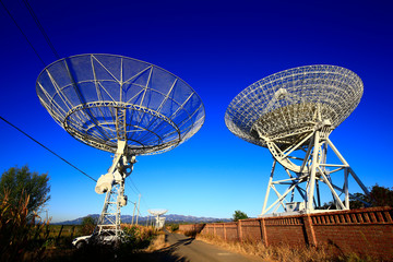 Wall Mural - the observatory radio telescope