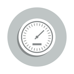 Aufkleber - speedometer, efficiency badge icon. Simple glyph, flat vector of Business icons for ui and ux, website or mobile application