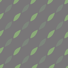 Poster - Retro color cut out leaf repeat pattern print background design