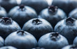 Macro shot of blueberry background