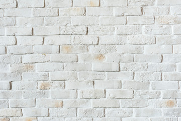 White brick wall background