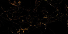 Black Marble Background With Yellow Veins	