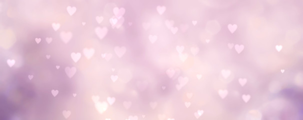 Wall Mural - abstract pink and purple background with hearts - concept mother's day, valentine's day, birthday - 