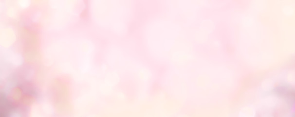 Wall Mural - abstract pink background with bokeh