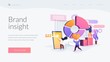 © Visual Generation - Reputation management, professional SEO analytics, social network statistics analysis. Attribution modeling, brand insight, measurement tools concept. Website homepage header landing web page template